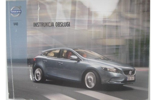 VOLVO V40 2012-2016 польське керівництво по експлуатації orig