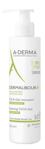 A-derma dermalibour+ cica-gel moussant assainissant 200ml