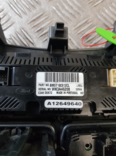 PANEL bocchette climatizzatore aria condizionata BM5T18C612CL + telaio FORD FOCUS MK3 13R