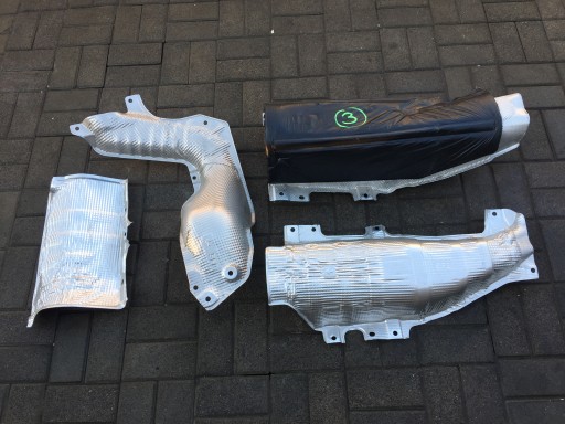 747585FB0A - MICRA K14 1.5 dCi тепловий щит вихлопної повний комплект