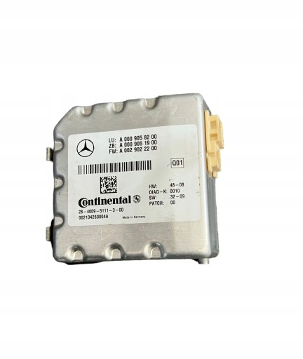 Камера на лобовое стекло mercedes a0009058200