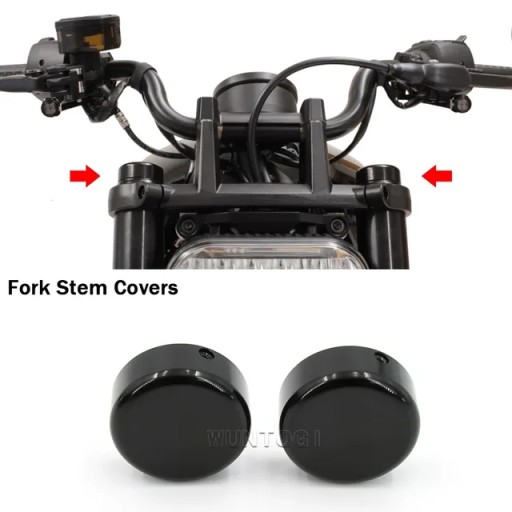 8720029143268 - Чехлы на вынос вилкиДля аксессуаров Sportster S 1250 Новые верхние накладки на выносы