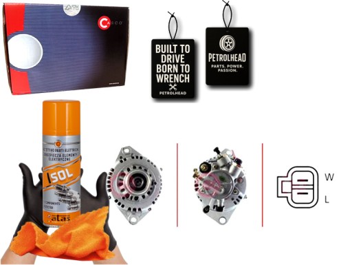 CASCAL20156AS#ECS-PCP+K - Генератор casco lr1100503 a c f #petrolhead pro+ kit4