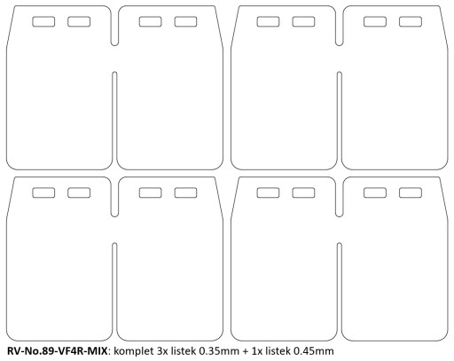 RV-No.89-VF4R-MIX - HUSQVARNA TX / TE / TC лист диафрагмы клапана VFORCE 4
