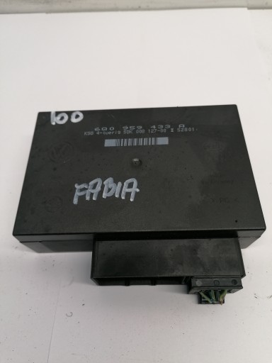 Unité commande confort 6Q0959433A Skoda Fabia et 1.2 B