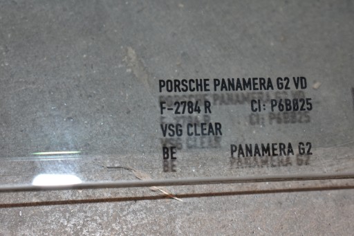 IDEALNA window front front right PODWOJNA AS2 16R. PORSCHE PANAMERA 971 1