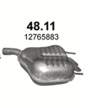 КОНЦЕВОЙ ГЛУШИТЕЛЬ SAAB 9-3 48.11
