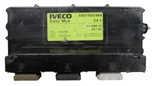 Програмування модуля easy mux iveco eurocargo euro 5 6 5801583468