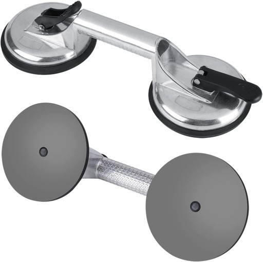  SOLUDE 2 Pack Glass Suction Cup,Aluminium Heavy Duty