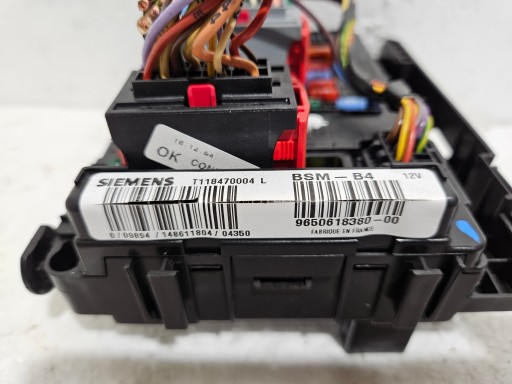 CITROEN PEUGEOT BSM КОРОБКА B4 9650618380 T118470004L