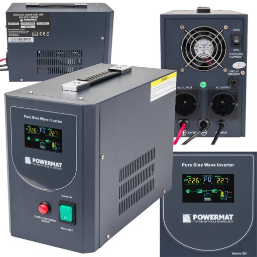 Аварійне джерело живлення ups lcd 1500va 1200w для комбінованої плити