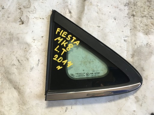 H1BB-A29751-A - ЗАДНЄ ЛІВЕ СКЛО FORD FIESTA MK8