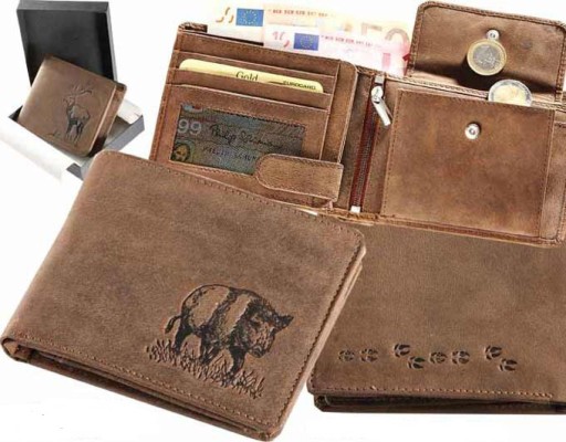 Шкіряний гаманець ''Дзик''