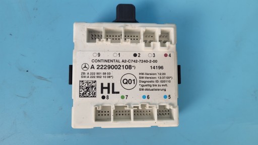 2229002108 - W205 C220 дверний модуль a2229002108