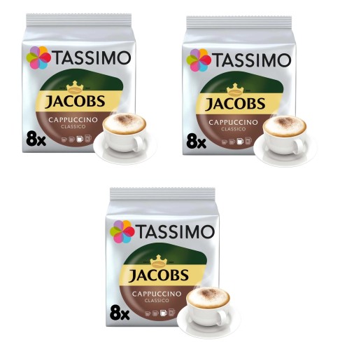 Kapsułki TASSIMO JACOBS CAPPUCCINO CLASSICO 3x16 14287240009 