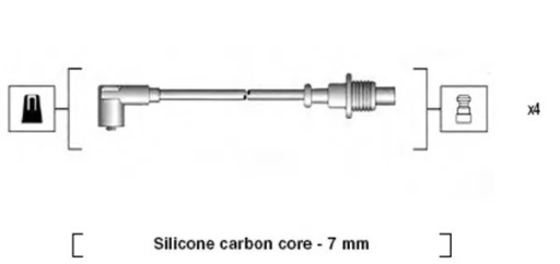 PRZEWODY ZAPŁONOWE CITROEN ZX 1,9 IE 92 /MM/