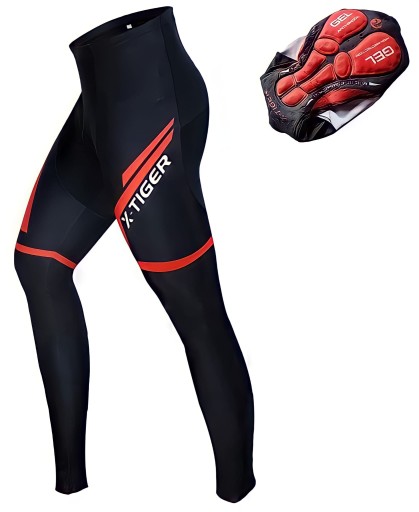 Довгі велоштани X-Tiger 6XL, чорні