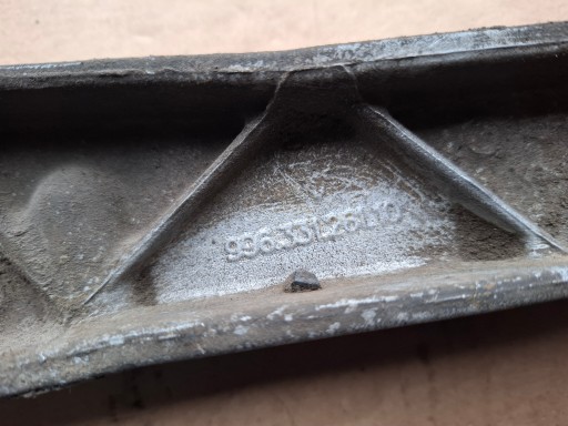 supporto staffa RINFORZO PARAURTI posteriore poprzeczna Porsche Carrera 996 911 99633126110