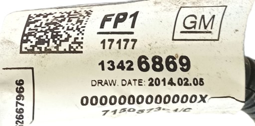 kabelbaum kabelsatz POMPY des Kraftstoffsbehälters 1.2 1.4 OPEL CORSA E 13426869