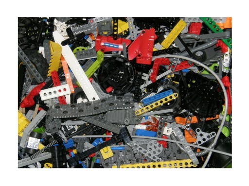 LEGO TECHNIC MIX Стелажі з'єднувачів балок 0,1 кг