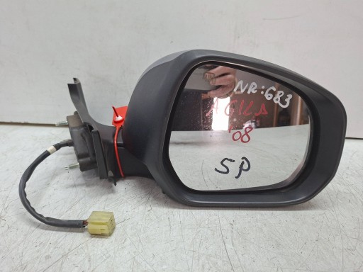 mirror right 5 vertical OPEL AGILA B 2008