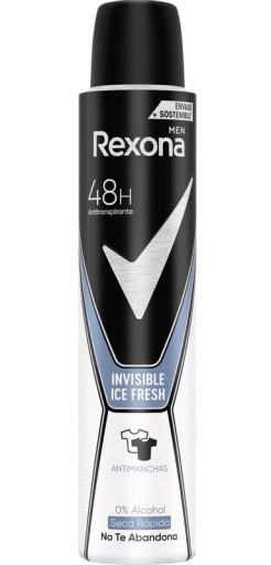 rexona invisible ice fresh antyperspirant w sprayu 200 ml   