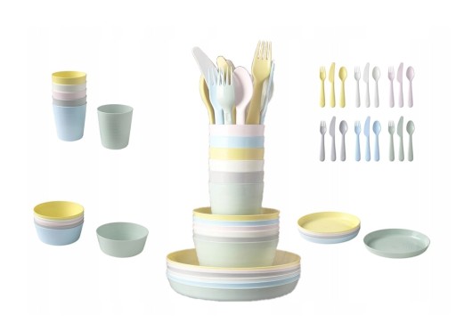 Набір пластикового посуду Ikea