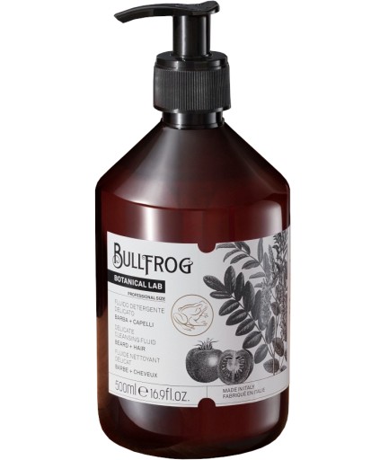 Bullfrog - Pánsky šampón na vlasy a fúzy 500 ml .