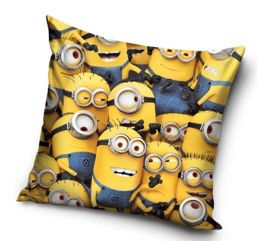 obliečka na vankúš 40x40 velvet plyšová minionka