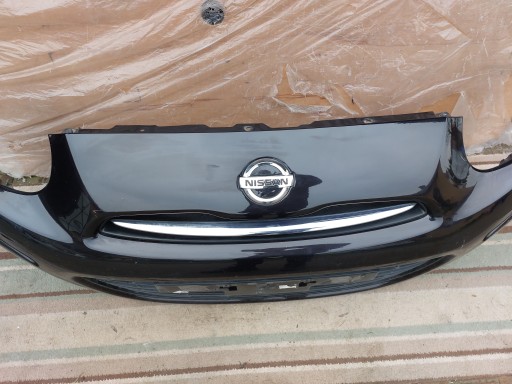original NISSAN MICRA K13 2010-2013 front bumper front black