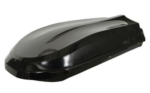 Бокс на крышу, способ открывания: с обеих сторон, цвет: черный, вместимость: