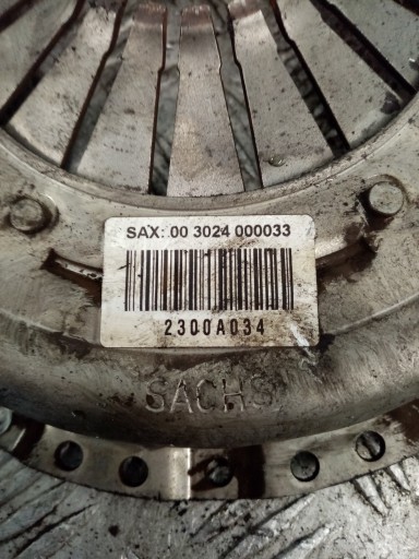 pressure plate of the clutch MITSUBISHI COLT 6 1,3B