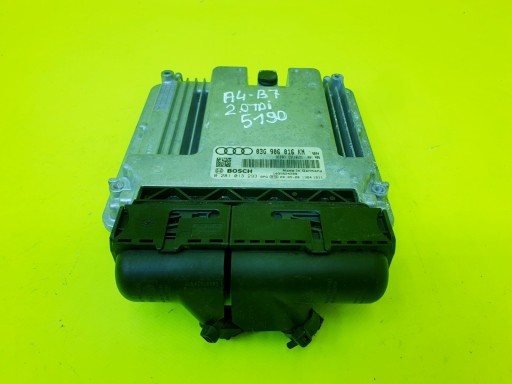 0281013293 03G906016KN - Эбу компьютера контроллер двигателя audi a4 b7 2.0 tdi