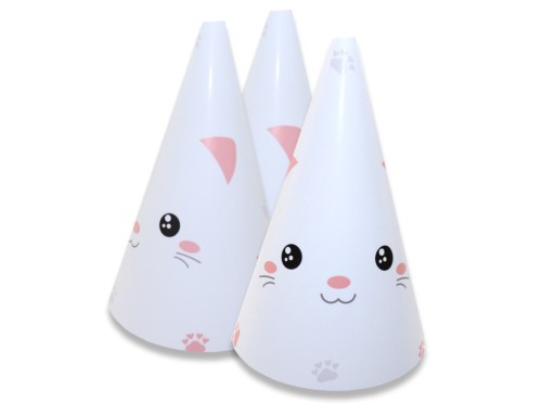 Паперові шапочки Ellision Sweet Kitten 6шт білі