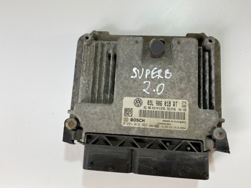 Комп'ютер контролер двигуна ecu skoda superb ii 2.0 03l906018rt