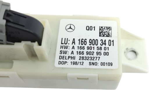 MERCEDES W204 LIFT module control unit of the lights A1669003401
