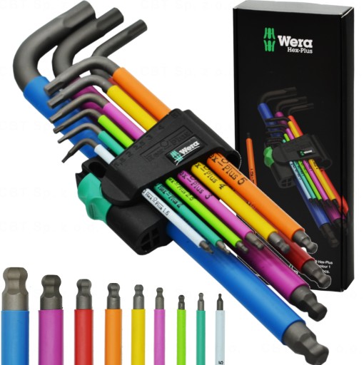 Набір гайкових ключів 1,5-10 мм WERA 073593