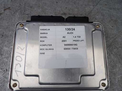 Audi A2 computer, control unit 045906019G 0281010220 28SA4882