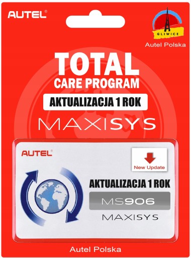 ОБНОВЛЕНИЕ ДИАГНОСТИЧЕСКОГО ТЕСТЕРА AUTEL MaxiSYS MS906 PL 1 ГОД PL