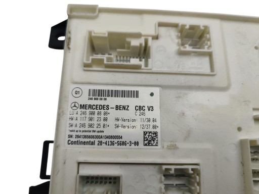 module control unit SAM KOMFORTU MERCEDES W117 C117 W176 W246 X156 A2469000808