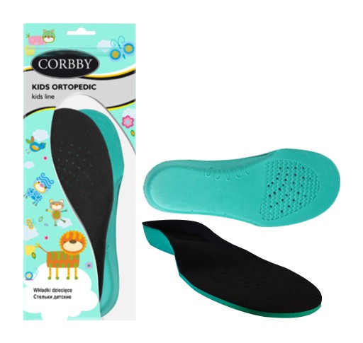 Вкладиші Corbby Kids Orthopedic Medic Line, розмір 27, варус, різнокольорові