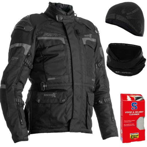 Черная текстильная куртка RST Adventure X 3XL