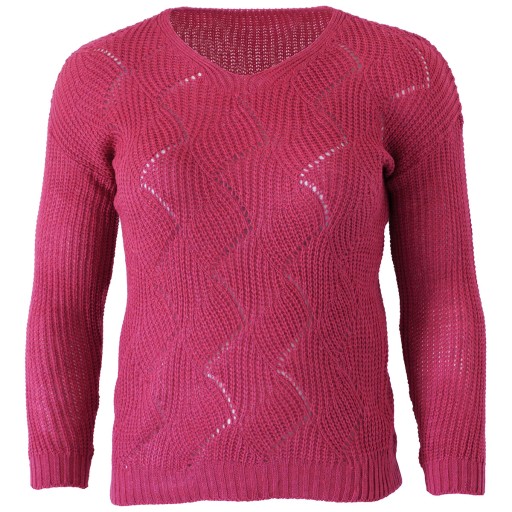 Sweter damski duże rozmiary elegancki sweterek swetry damskie roz. 46/48