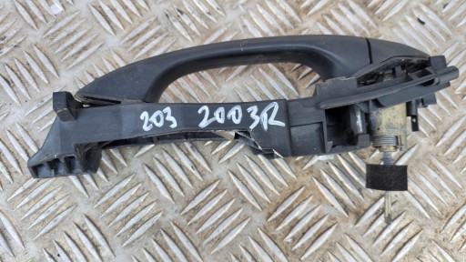 MERCEDES W203 handle left front lock cylinder black