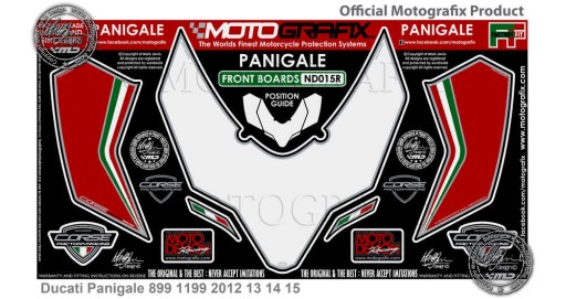 ШПОН ПЕРЕДНИЙ DUCATI PANIGALE 1199 899 2012-2015