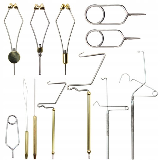 Інструмент для зав'язування мух, плоскогубці, голка для дублювання