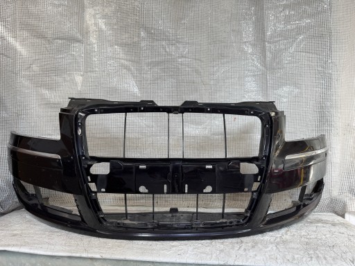 4E0807437AB, - Audi A8 D3 LIFT 06-09 Передній бампер