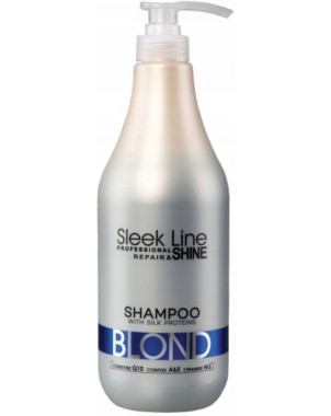 STAPIZ ŠAMPÓN SLEEK LINE BLOND S HODVÁBOM 1L