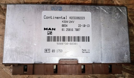 81258167007 - Водитель ksm man tgx tgs tga евро 5