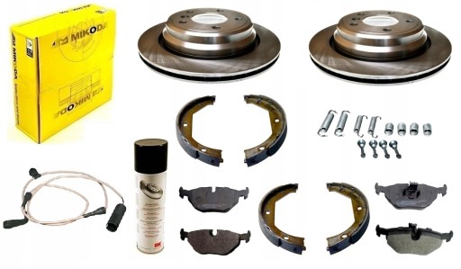 Диски колодки челюсти BMW 5 E39 универсал задний вентиль